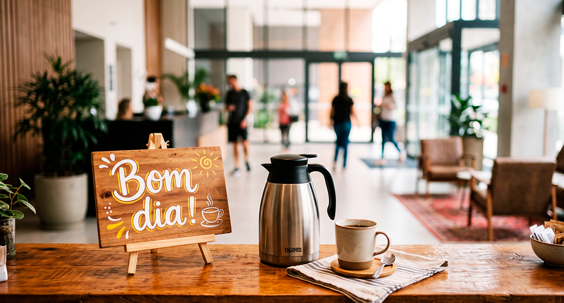 O charme do “café no hall”: gentileza, respeito e o fim dos conflitos entre vizinhos
